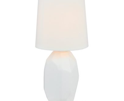 Lampă ceramică de masă, alb, QENNY TYP 1 AT15556