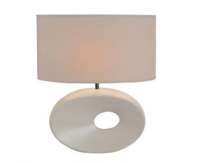 Lampă pe picior ceramică, alb, QENNY TYP 9 AT09115