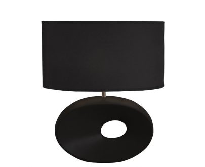 Lampă pe picior ceramică, negru, QENNY TYP 10 AT09115