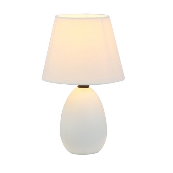 Lampă pe picior ceramică, alb, QENNY TYP 12 AT09350