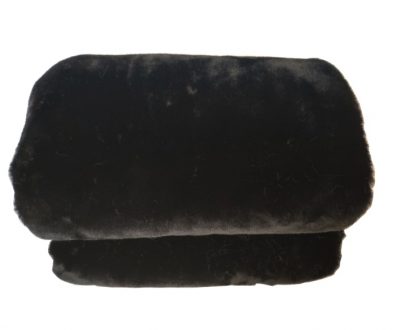 Pătură de blană, negru, 150x180, RABITA NEW TYP 1