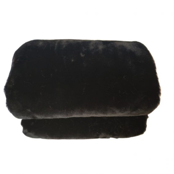 Pătură de blană, negru, 150x180, RABITA NEW TYP 1