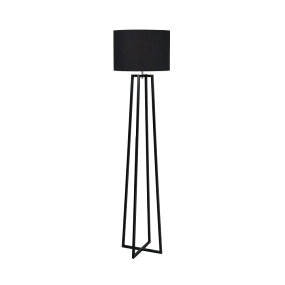 Lampă de podea, negru, QENNY TIPUL 17