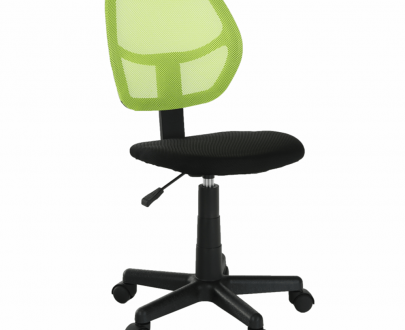 Scaun rotativ, verde / negru, MESH