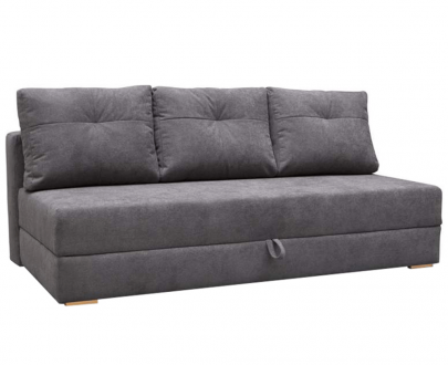 Canapea extensibilă, material textil gri, DORUK