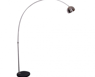 Lampă semicerc, oţel inoxidabil/marmură neagră, CINDA TYP 15 F1034-S