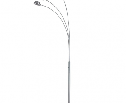 Lampă pe picior, metal gri/marmură, CINDA TYP 1 YF04-3