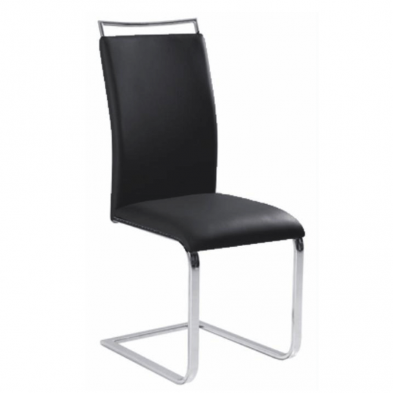 Scaun dining,  negru, BARNA NEW